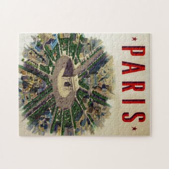 Vintage Arc de Triomphe Paris Illustration Jigsaw Puzzle Zazzle Vintage Arc de Triomphe Paris Illustration Jigsaw Puzzle Zazzle
