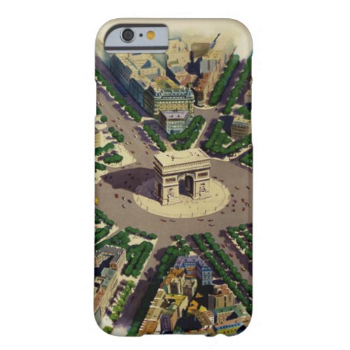 Vintage Arc de Triomphe Paris iPhone 6 Case
