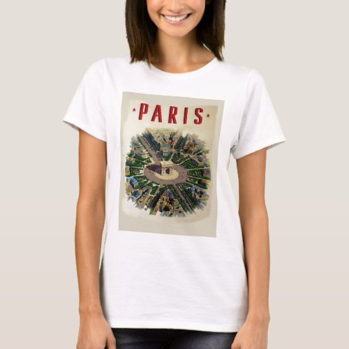 Vintage Arc de Triomphe Paris T_Shirt