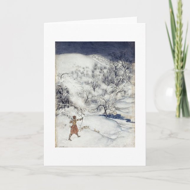 Vintage - Archer in the Snow, Card (Front)
