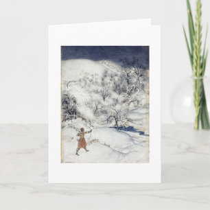 Vintage - Archer in the Snow, Card