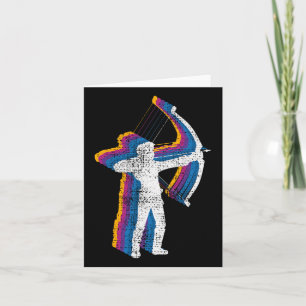 Vintage Archery Bow Hunting  Card