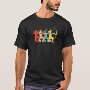 Vintage Archery Men Archer Bow Hunting T-Shirt