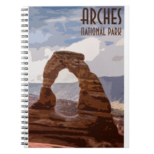 Vintage Arches National Park Notebook