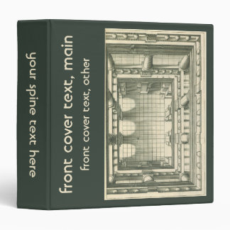 Vintage Architecture, Atrium Courtyard Perspective Binder