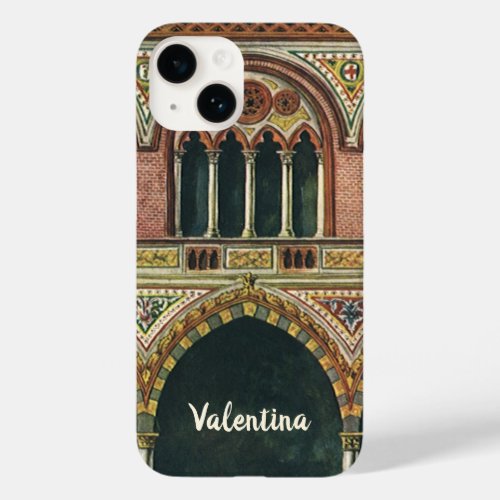 Vintage Architecture  Citadel in Pavia Italy Case_Mate iPhone 14 Case