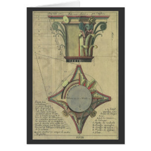 Vintage Architecture, Decorative Capital Crown Cards