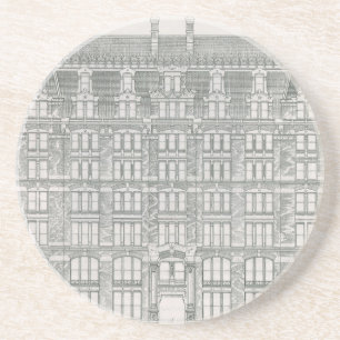 Vintage Architecture, Delaware & Hudson Canal Co. Sandstone Coaster