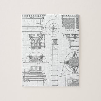 Vintage Architecture Jigsaw Puzzle