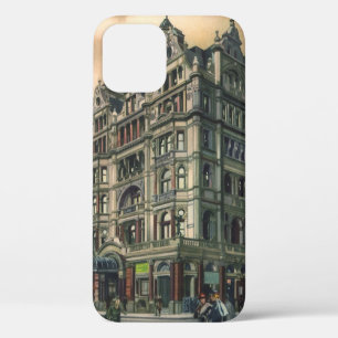 Vintage Architecture Queens Hotel Leicester Square iPhone 12 Case