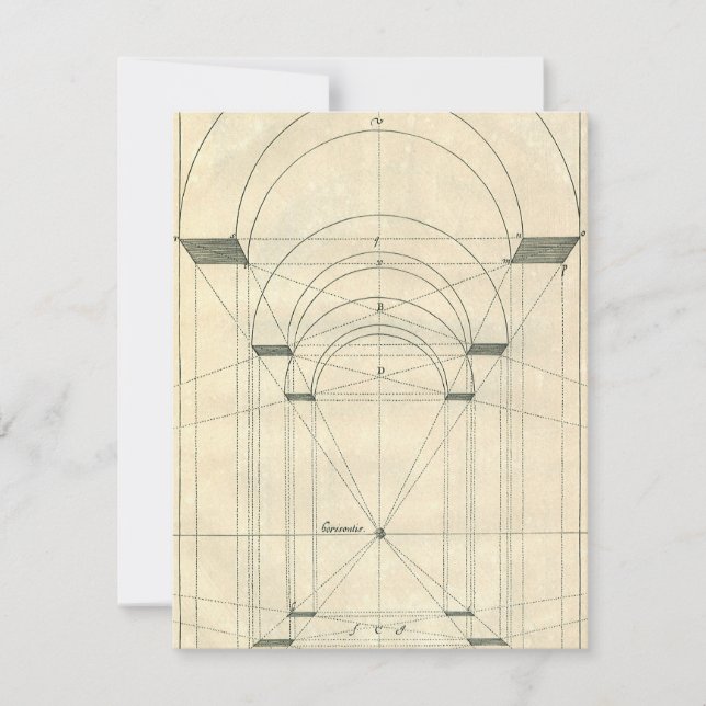 Vintage Architecture, Renaissance Arch Perspective (Front)