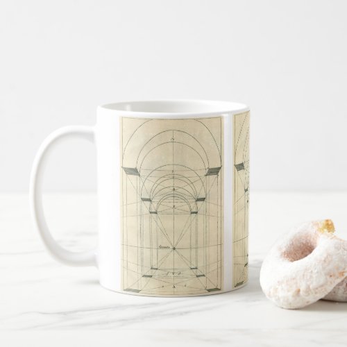 Vintage Architecture Renaissance Arch Perspective Coffee Mug