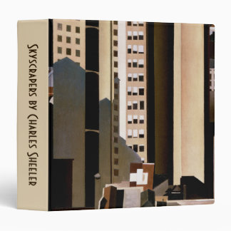 Vintage Architecture, Skyscrapers by Sheeler, 1922 3 Ring Binder