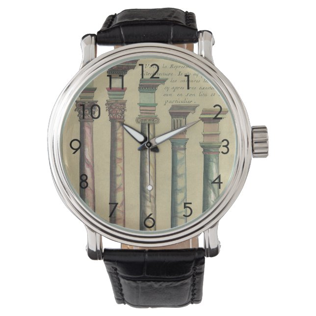Vintage Architecture, the 5 Architectural Orders Watch (Front)