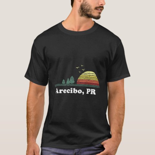 Vintage Arecibo Puerto Rico Home Design Souvenir P T_Shirt