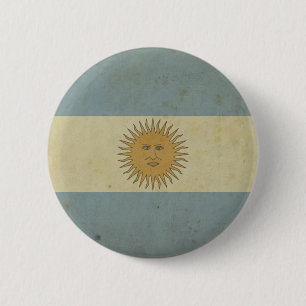 Vintage Argentina Flag Pinback Button