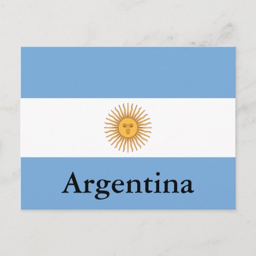 Vintage Argentina Travel Tourism Postcard