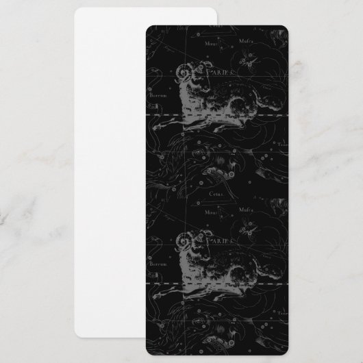 Vintage Aries Sign Constellation Hevelius 1690 (Front/Back)