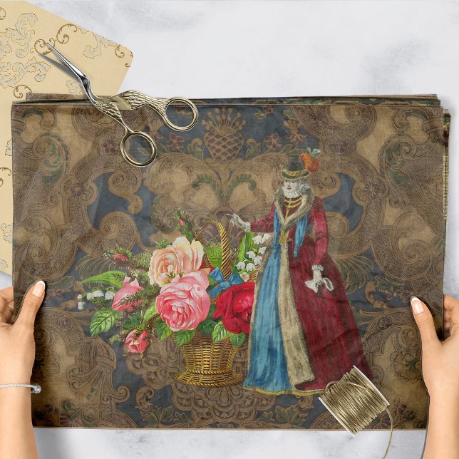 Vintage Aristocrat Garden Decoupage Tissue Paper (Creator Uploaded)
