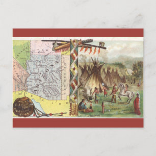 Vintage Arizona History  Postcard