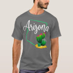 Vintage Arizona Home State Arizona Pride State Map T-Shirt