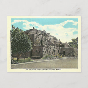 Vintage Arizona Hopi House Postcard