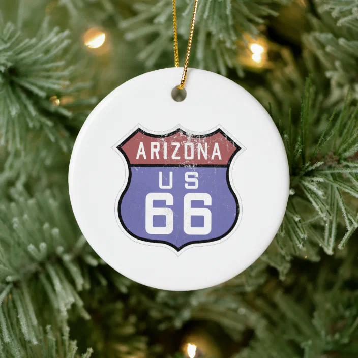 Signo Vintage Made USA Ruta 66 Arizona 15 X 15 