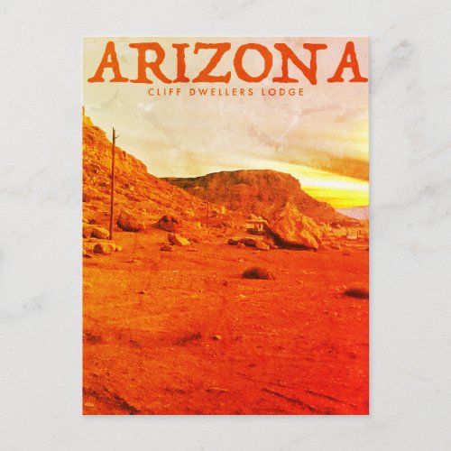 Vintage Arizona Vermillion Cliffs Postcard
