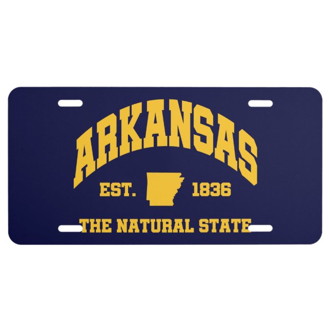 Vintage Arkansas License Plate (Front)