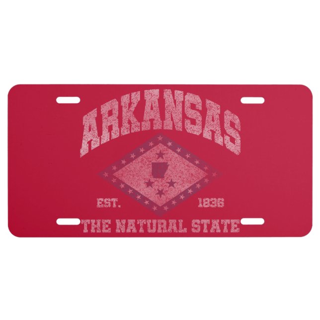 Vintage Arkansas License Plate (Front)