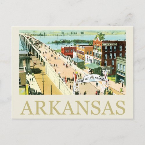 Vintage Arkansas Postcard