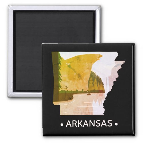 Vintage Arkansas State Magnet