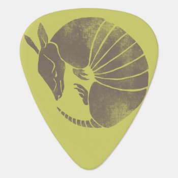 Vintage Armadillo Guitar Pick by Figbeater at Zazzle