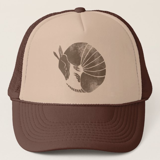 Vintage Armadillo Trucker Hat (Front)
