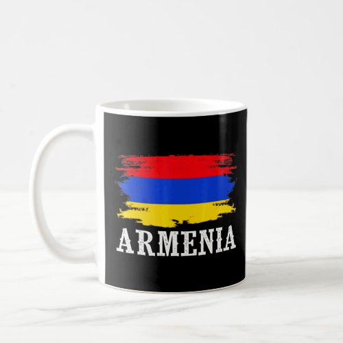 Vintage Armenia Flag I Love Armenia  Coffee Mug