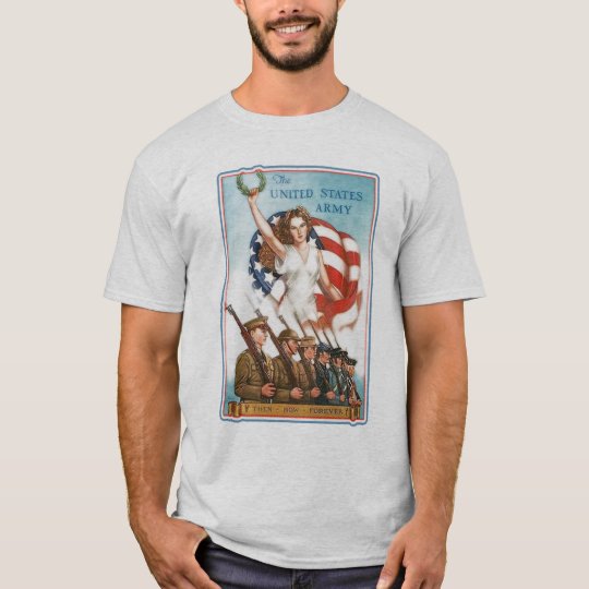 Vintage Army Poster with Lady Liberty Tshirts