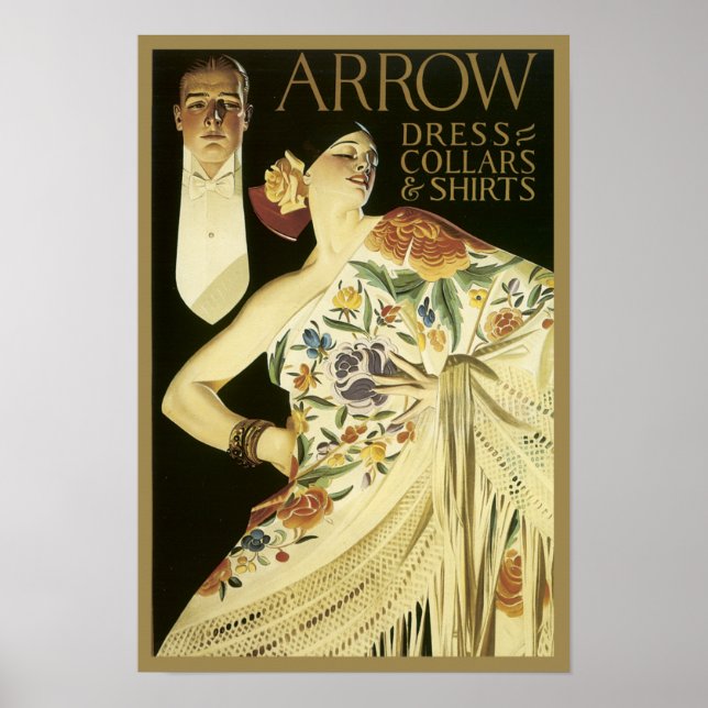 Vintage Arrow Shirt Poster (Front)
