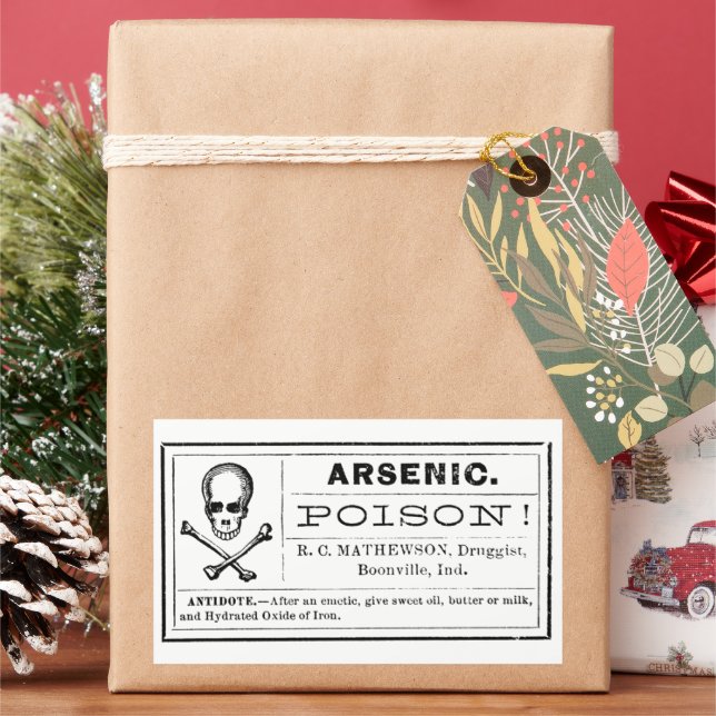 Vintage Arsenic Poison Label | Zazzle