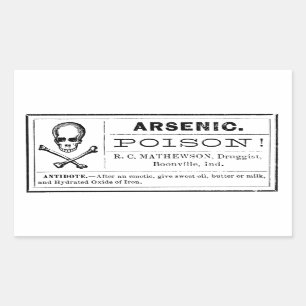 Vintage Arsenic Poison Label