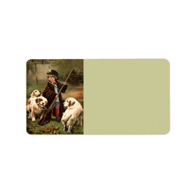 Vintage Art Address Label (Front)