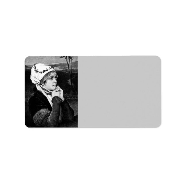 Vintage Art Address Label (Front)