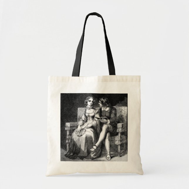Vintage Art Canvas Bag (Front)