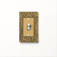 Vintage Art Deco 1906 Foliage Border Light Switch Cover
