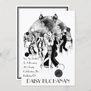 Vintage Art Deco 1920's Invitation