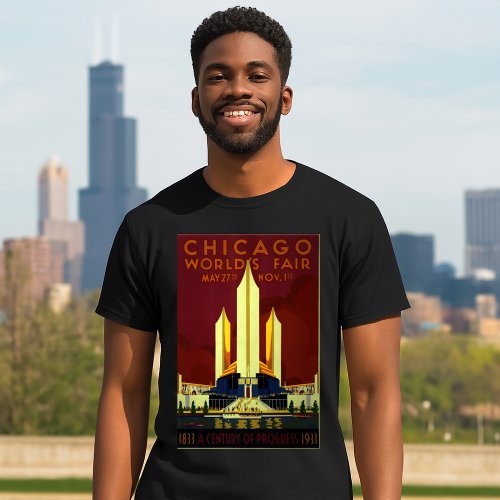 Vintage Art Deco 1933 Chicago World's Fair Expo