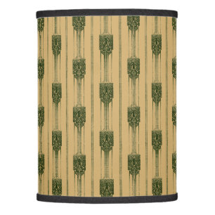 Vintage Art Deco Abstract Peacock Pattern Lamp Shade