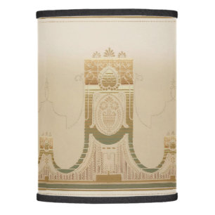 Vintage Art Deco Acanthus & Vine Frieze Lamp Shade