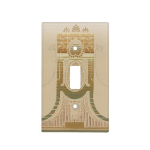 Vintage Art Deco Acanthus & Vine Frieze Light Switch Cover