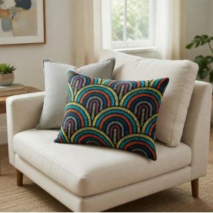 Vintage Art Deco Accent Pillow