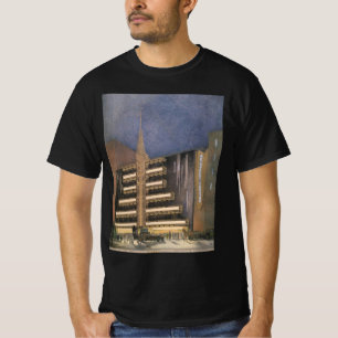 Vintage Art Deco Architecture, Building in NYC T-Shirt